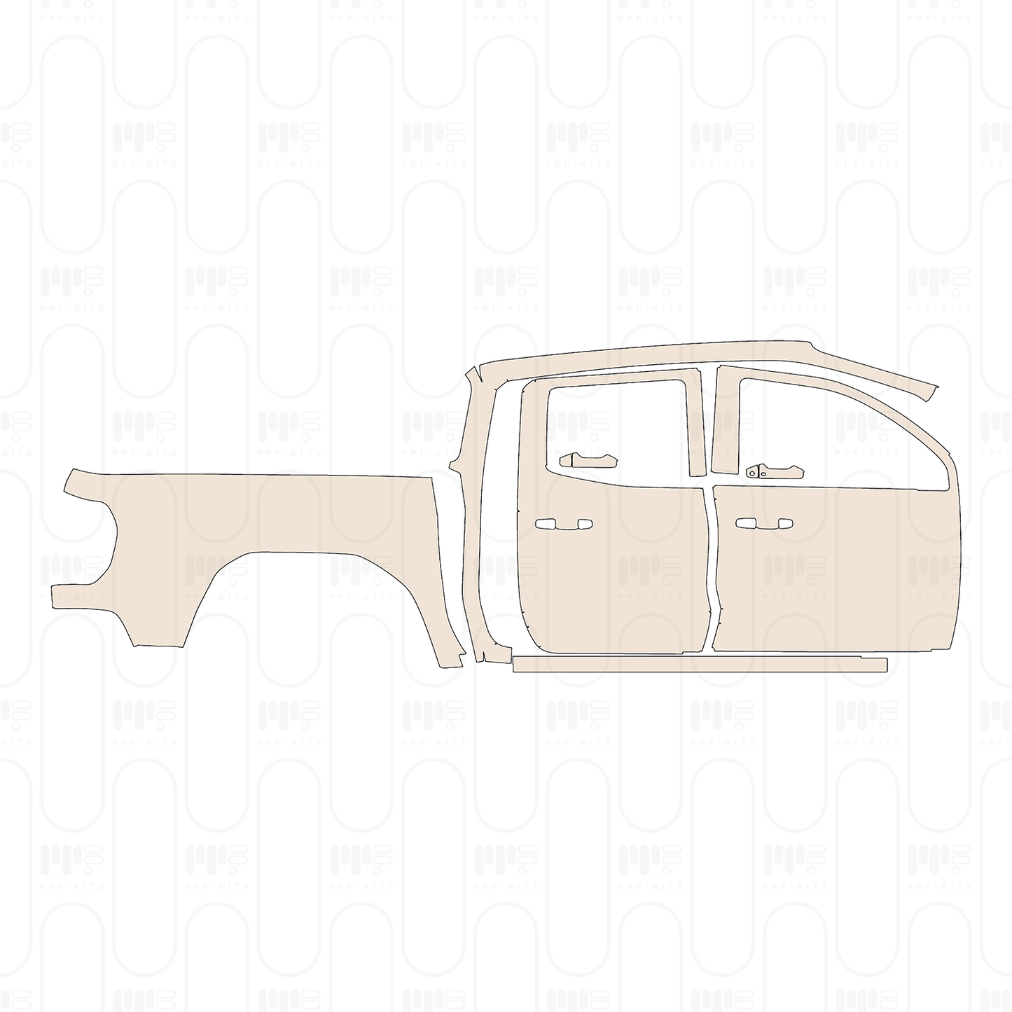 Pre-Cut PPF GMC Canyon AT4X 2026