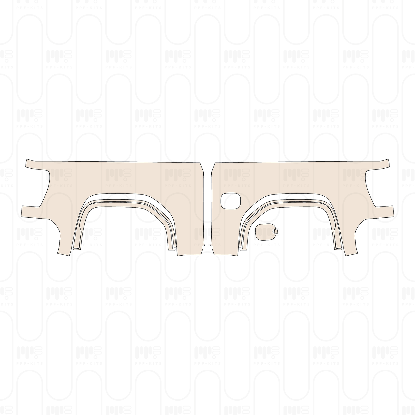 Pre-Cut PPF GMC Sierra 1500 Crew Cab ELEVATION 2026