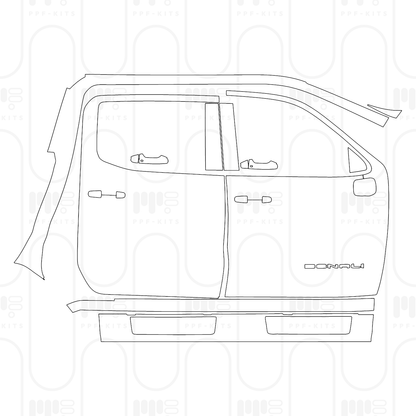 Pre-Cut PPF GMC Sierra 1500 Crew Cab DENALI 2025