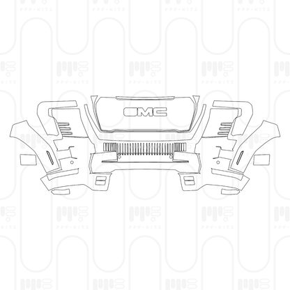 Pre-Cut PPF GMC Sierra EV Max Range Denali 2025