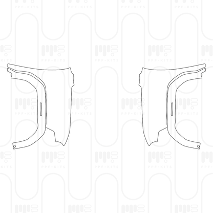 Pre-Cut PPF GMC Sierra EV Max Range Denali 2025