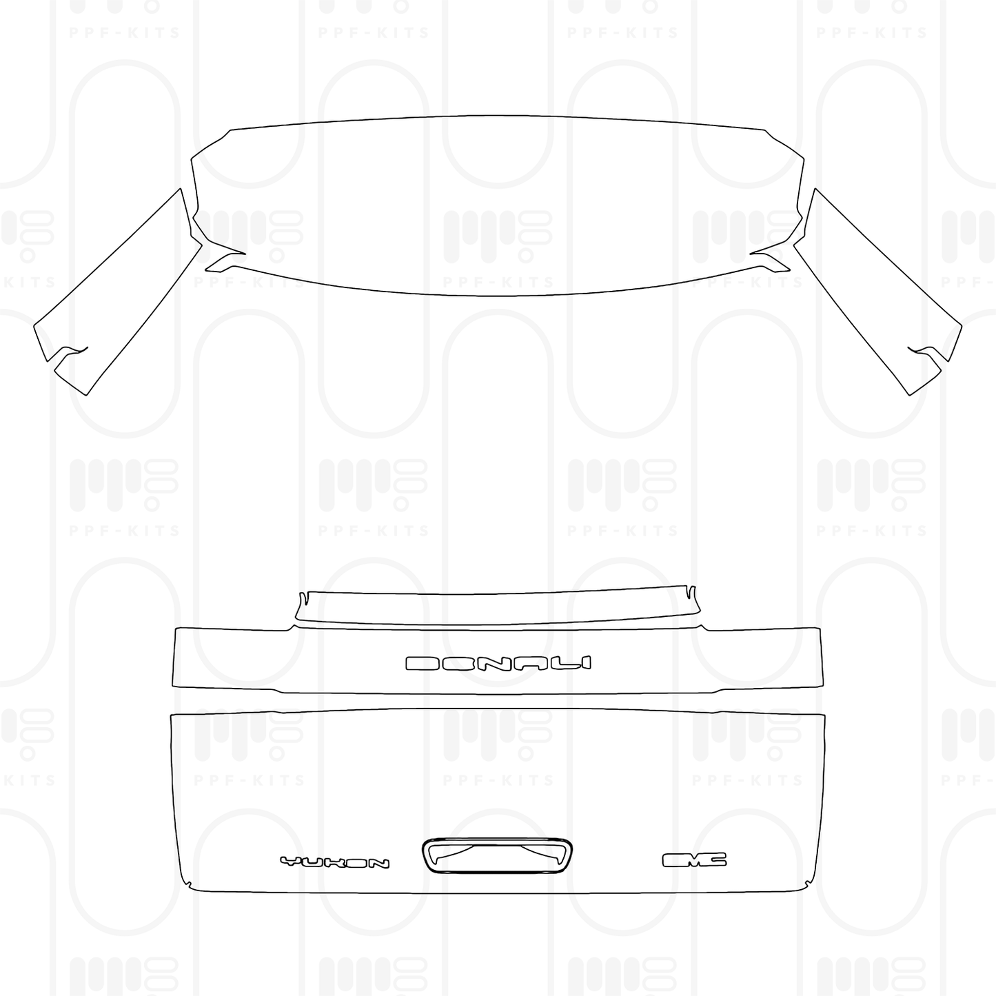 Pre-Cut PPF GMC Yukon Elevation 2025