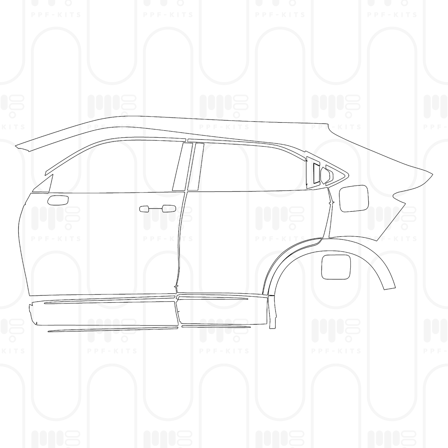 Pre-Cut PPF Honda HR-V (BR) Base 2025