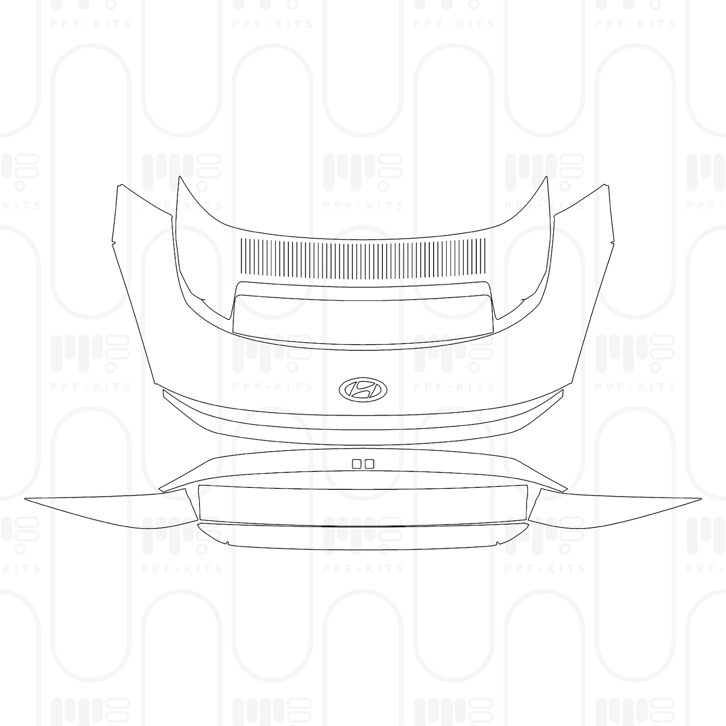 Pre-Cut PPF Hyundai IONIQ 6 (US) SEL 2025