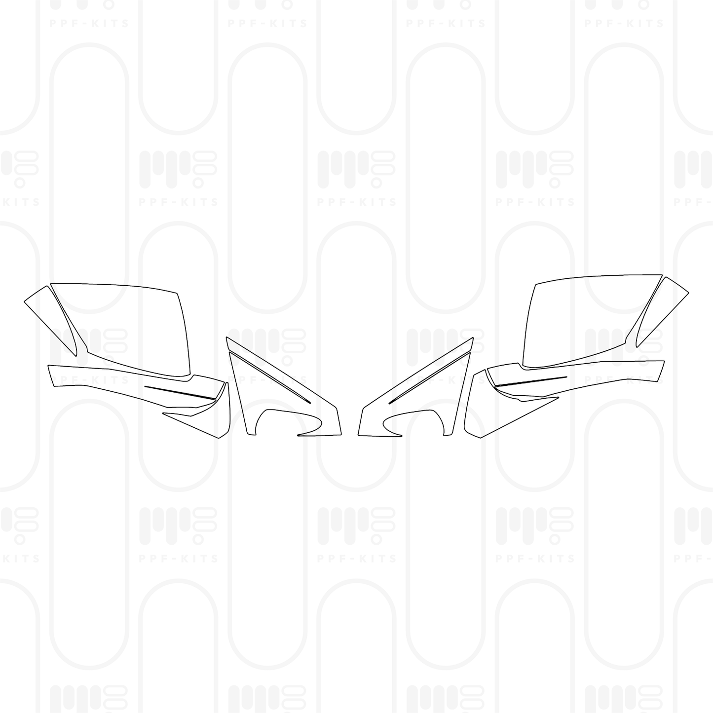 Pre-Cut PPF KIA EV6 (US) Wind 2025