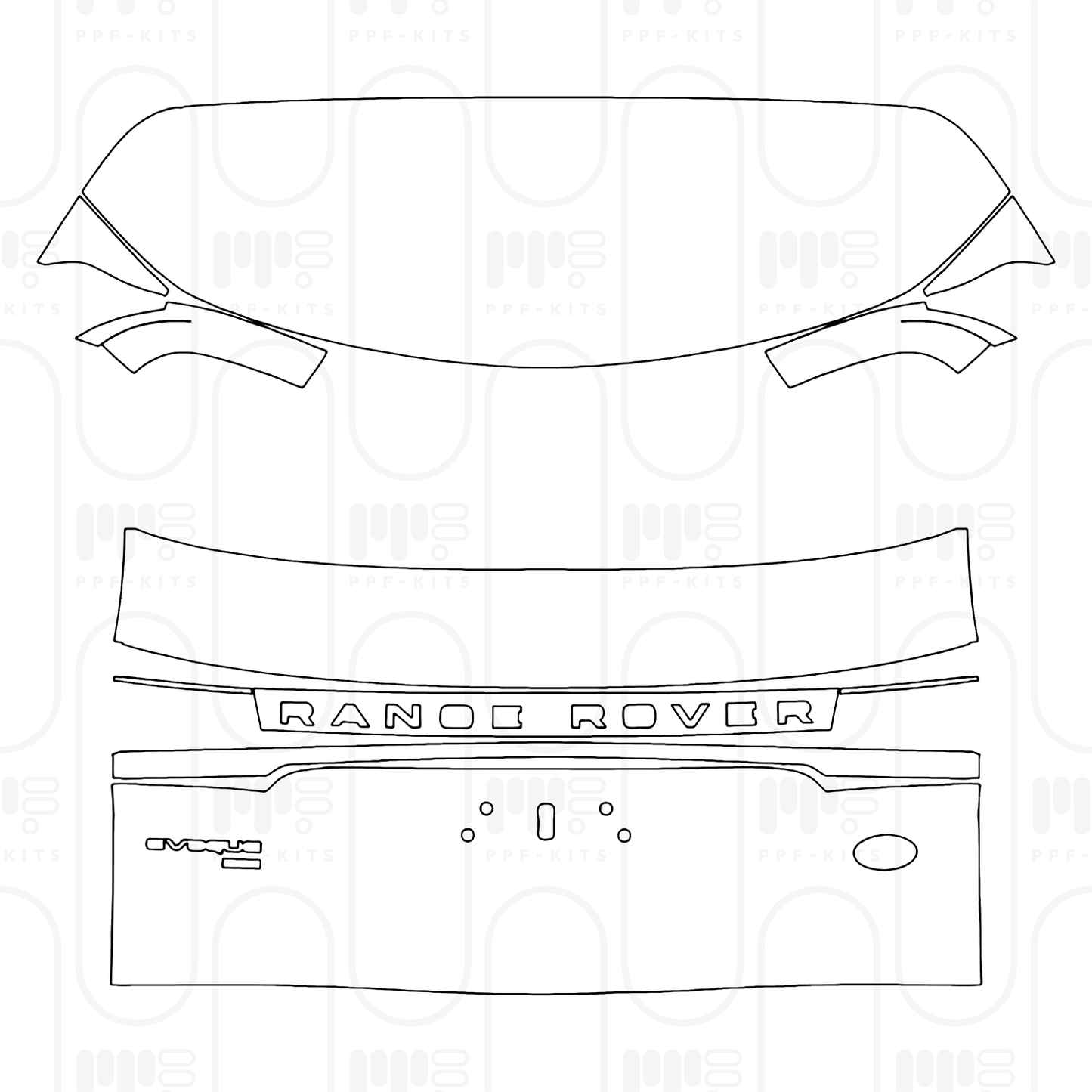 Pre-Cut PPF Land Rover Range Rover Evoque Standard Wheelbase R-Dynamic 2025