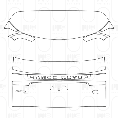 Pre-Cut PPF Land Rover Range Rover Evoque Standard Wheelbase R-Dynamic 2025