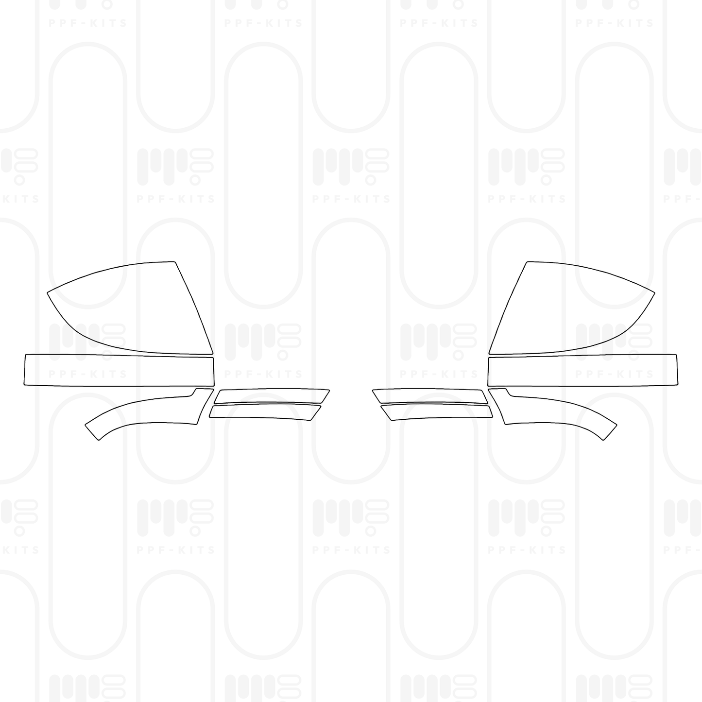 Pre-Cut PPF Land Rover Range Rover Evoque Standard Wheelbase R-Dynamic 2025