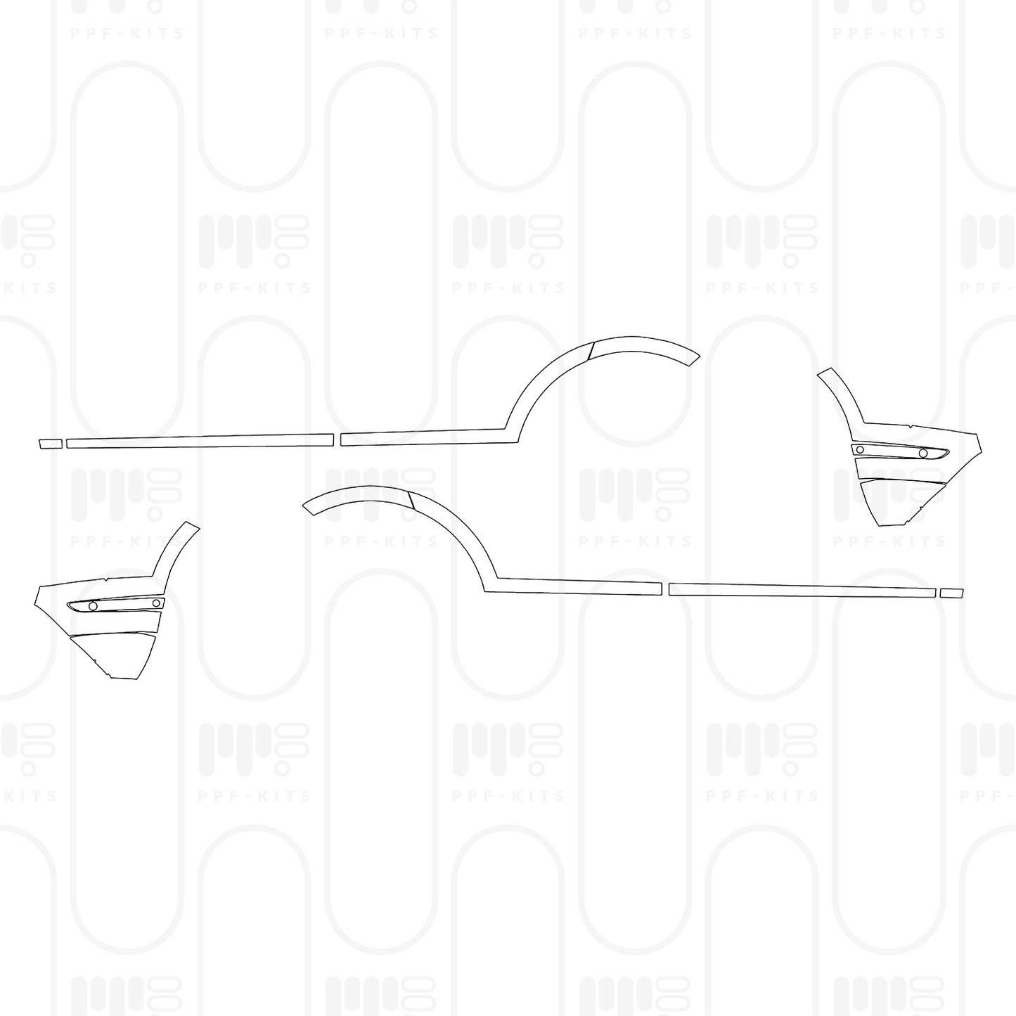 Pre-Cut PPF Land Rover Range Rover Evoque Standard Wheelbase R-Dynamic 2025