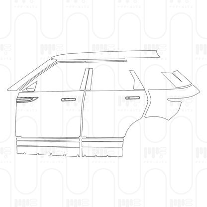 Pre-Cut PPF Land Rover Range Rover Evoque Standard Wheelbase R-Dynamic 2025