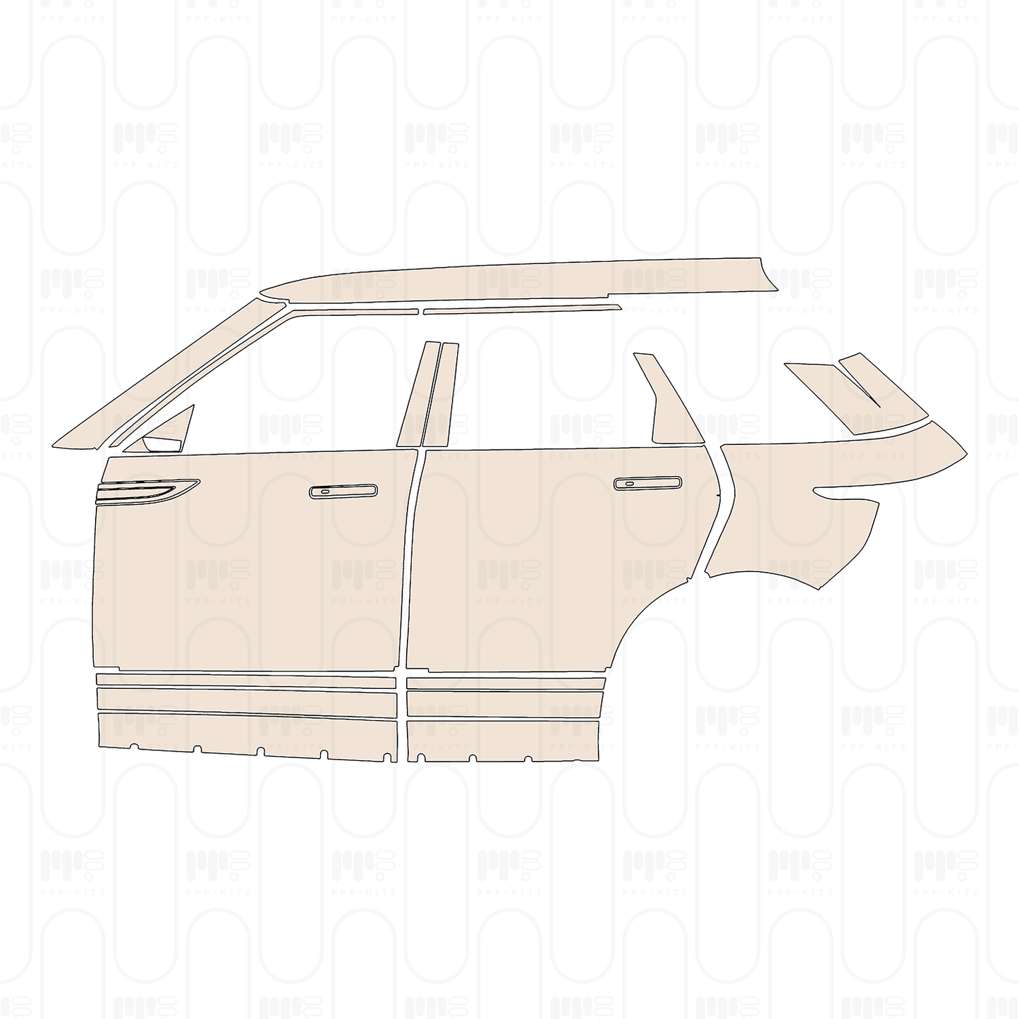 Pre-Cut PPF Land Rover Range Rover Evoque Standard Wheelbase R-Dynamic 2026