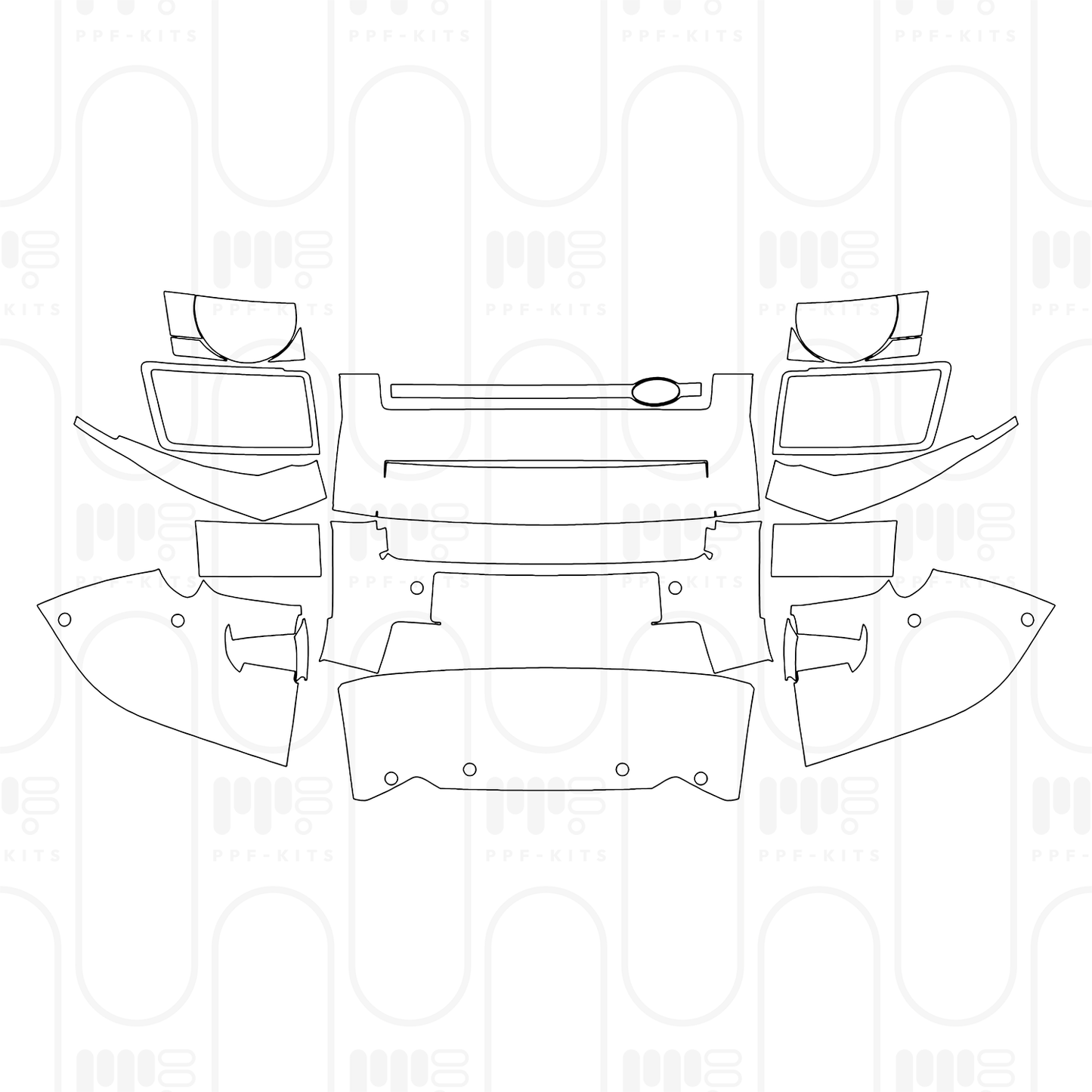 Pre-Cut PPF Land Rover Defender 110 X-Dynamic 2025