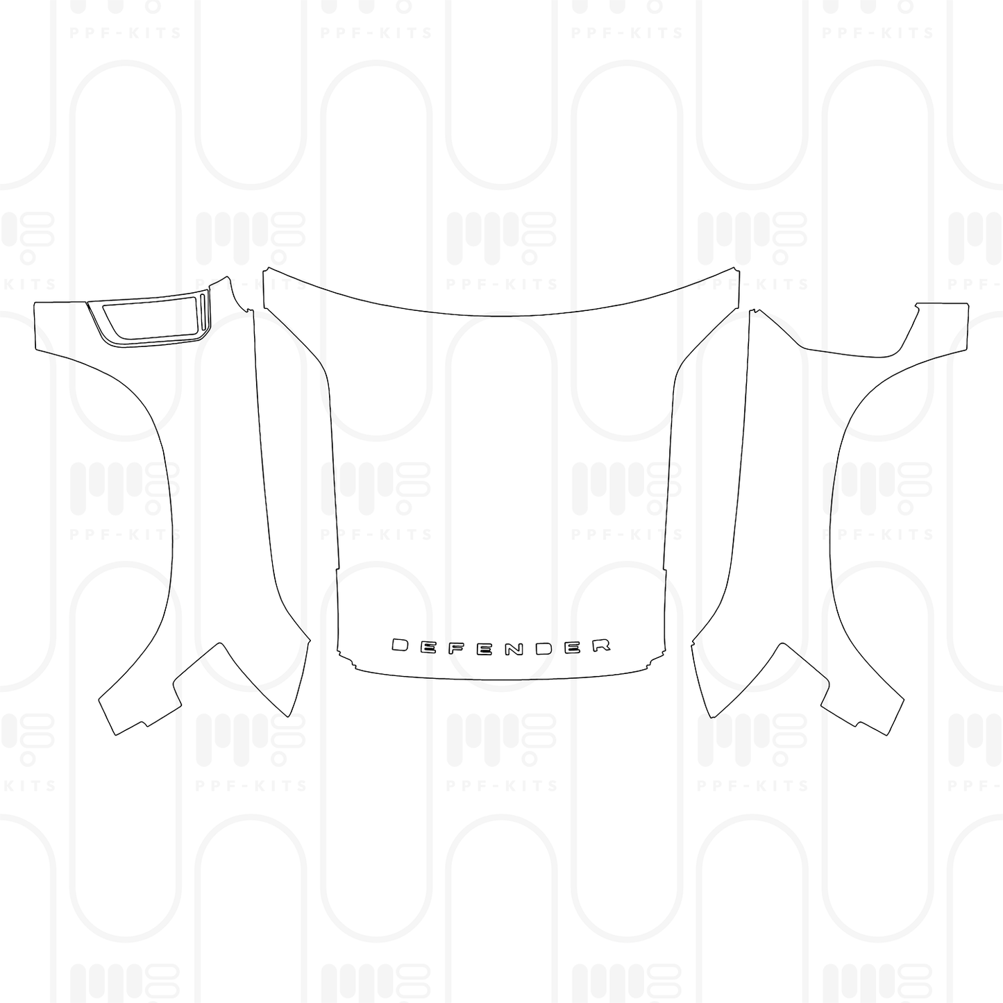 Pre-Cut PPF Land Rover Defender 110 X-Dynamic 2025