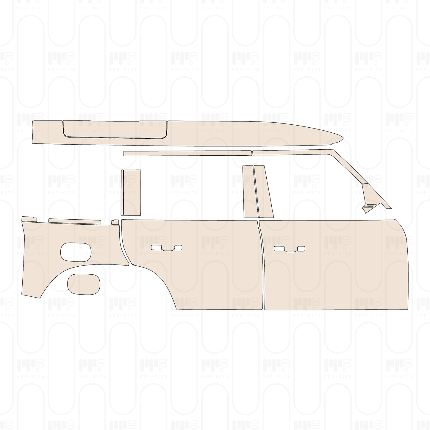Pre-Cut PPF Land Rover Defender 110 X-Dynamic 2025