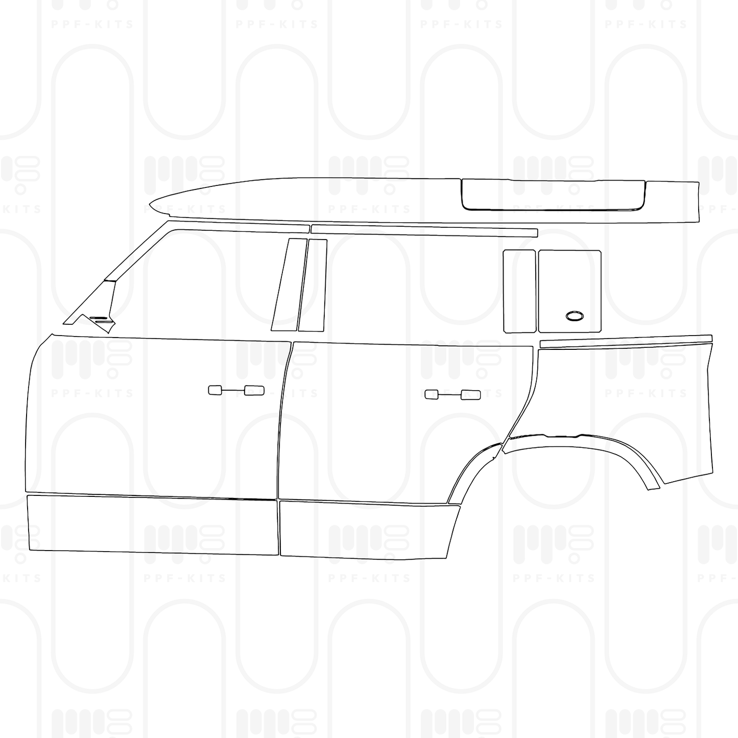 Pre-Cut PPF Land Rover Defender 110 V8 2025