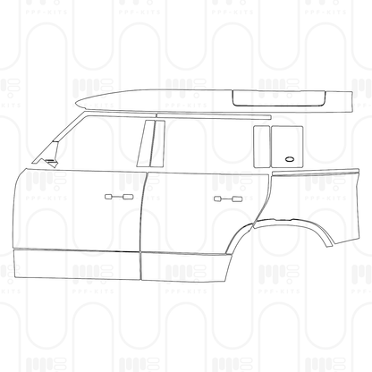 Pre-Cut PPF Land Rover Defender 110 V8 2025