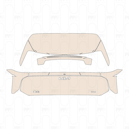 Trunk Lid with "EV4" & "GT-Line" Emblems