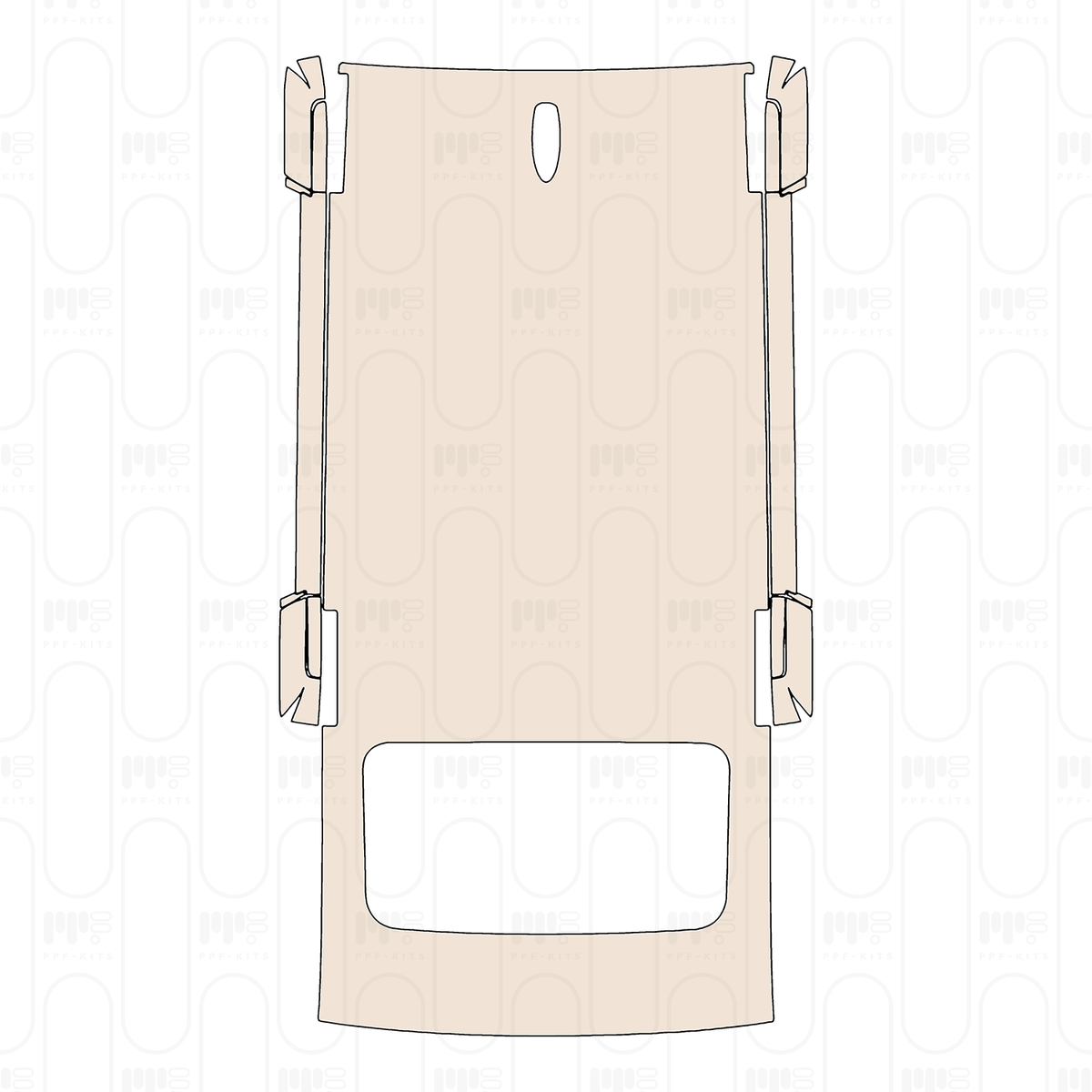 Roof with sunroof