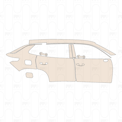(right) Door+Rear Fender+Side Skirt