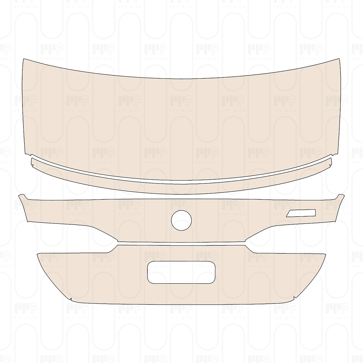 Trunk Lid with "M5" Emblem