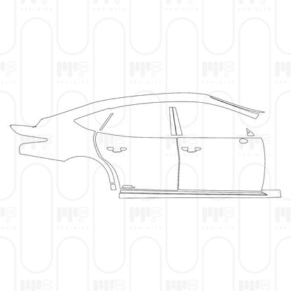 Pre-Cut PPF Lexus LS Hybrid F Sport 2025