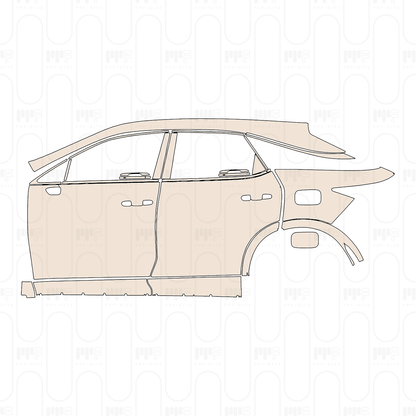 Pre-Cut PPF Lexus RX (SWB) F-Sport 2025