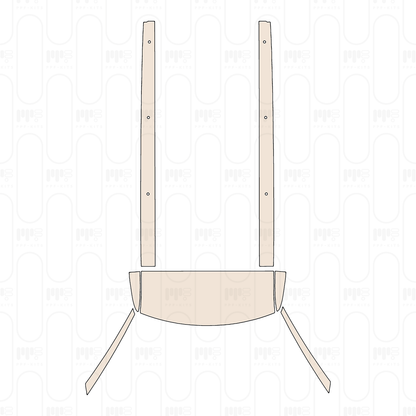 A-Pillars+(front) Half Roof+Roof Strip