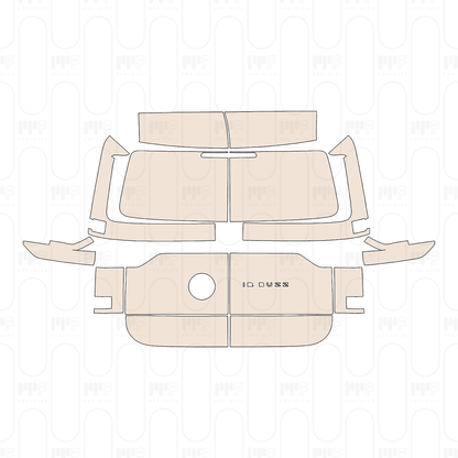 Trunk Lid with Barn Door, with "ID BUZZ" Emblem
