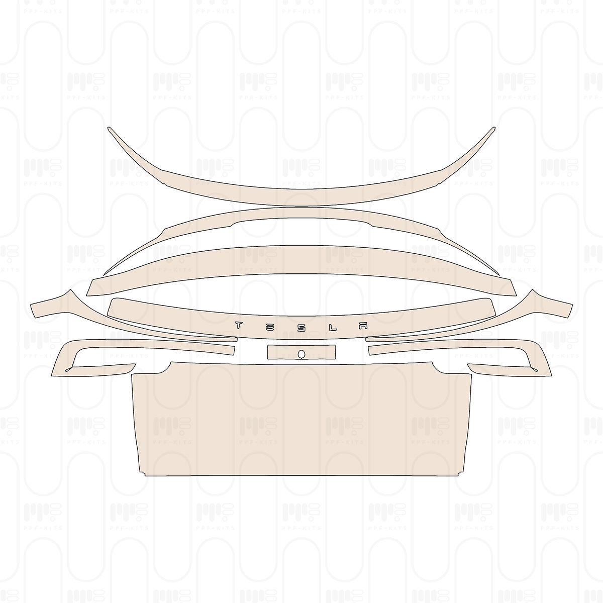 Trunk Lid without Emblems