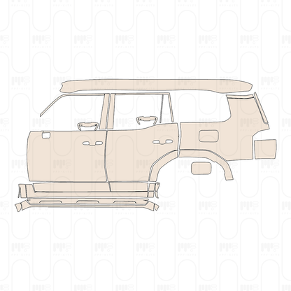 Pre-Cut PPF Lexus GX (CN) Base 2026