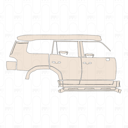 Pre-Cut PPF Lexus GX (CN) Base 2026