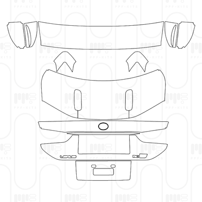 Pre-Cut PPF Lexus RCF 2025