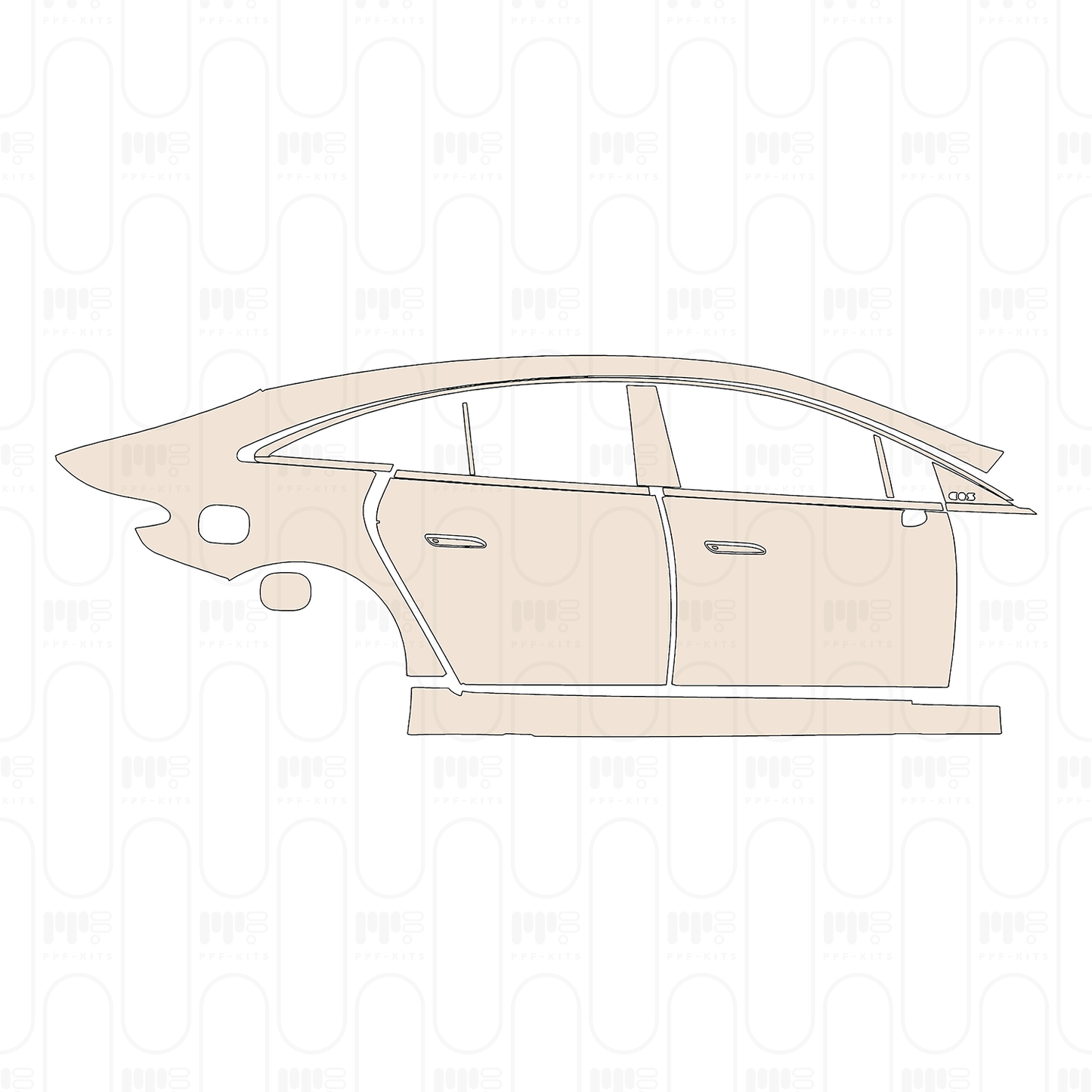 Pre-Cut PPF Mercedes-Benz EQS AMG 53 2026