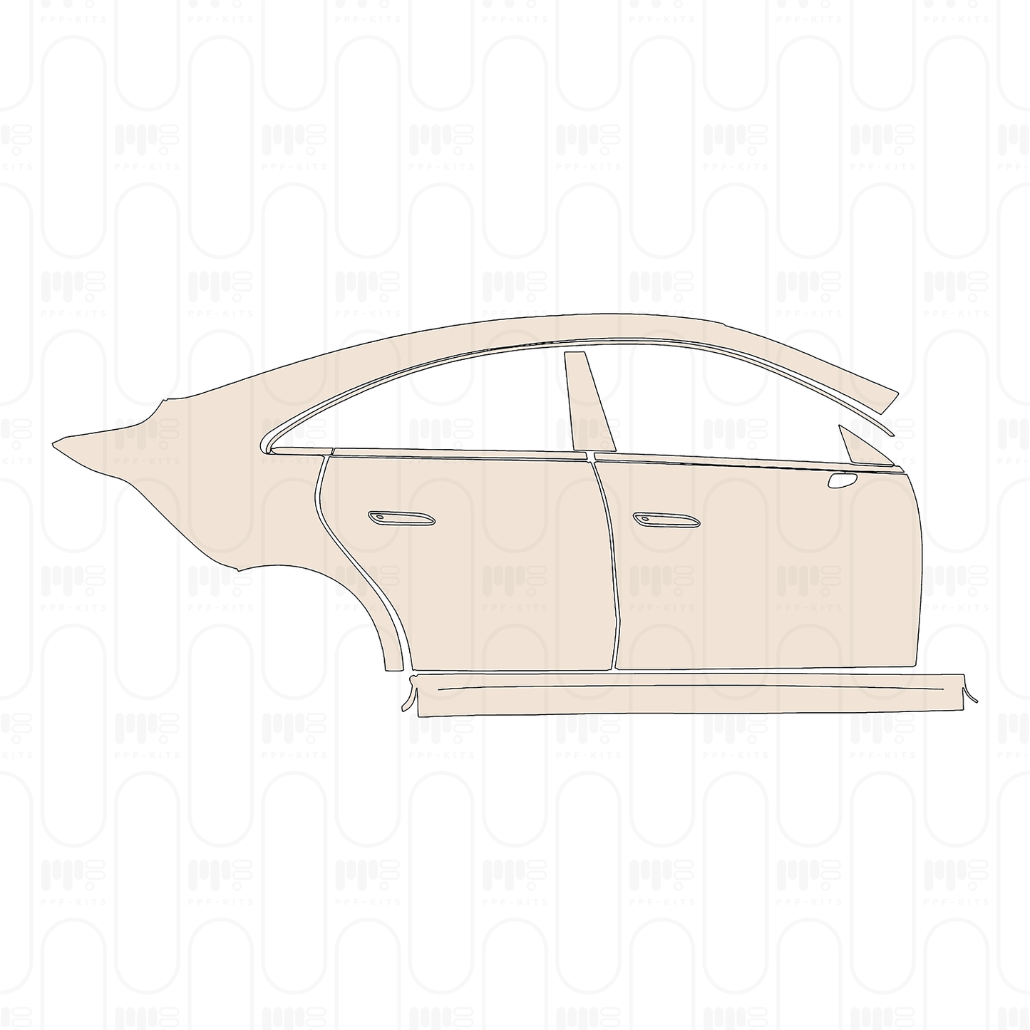 Pre-Cut PPF Mercedes-Benz CLA Sedan AMG Line 2026