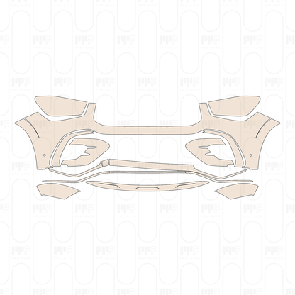 Bumper+Headlamp with 2 PDC (Parking Sensors)