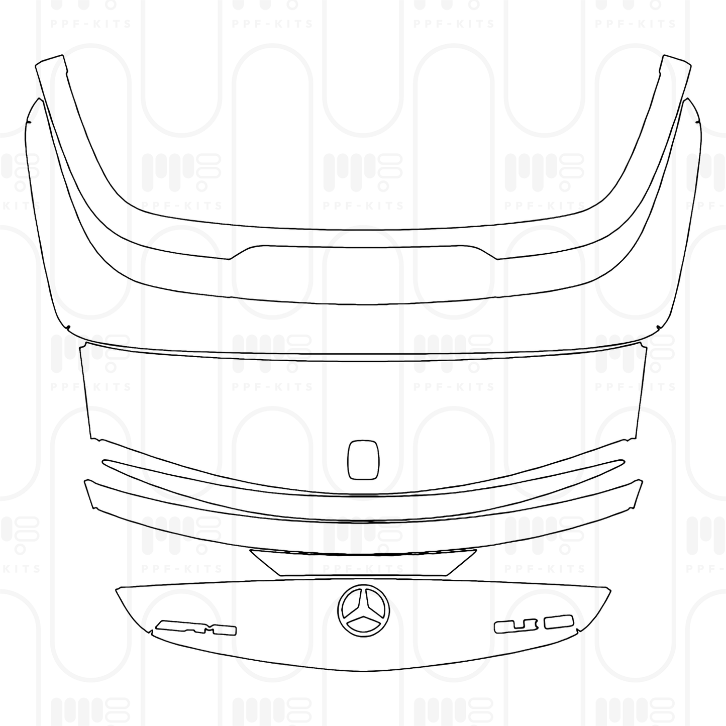 Pre-Cut PPF Mercedes-Benz CLE Cabriolet AMG CLE 53 2025