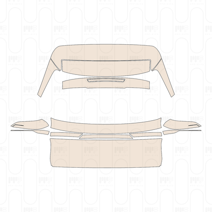 Trunk Lid without Emblem