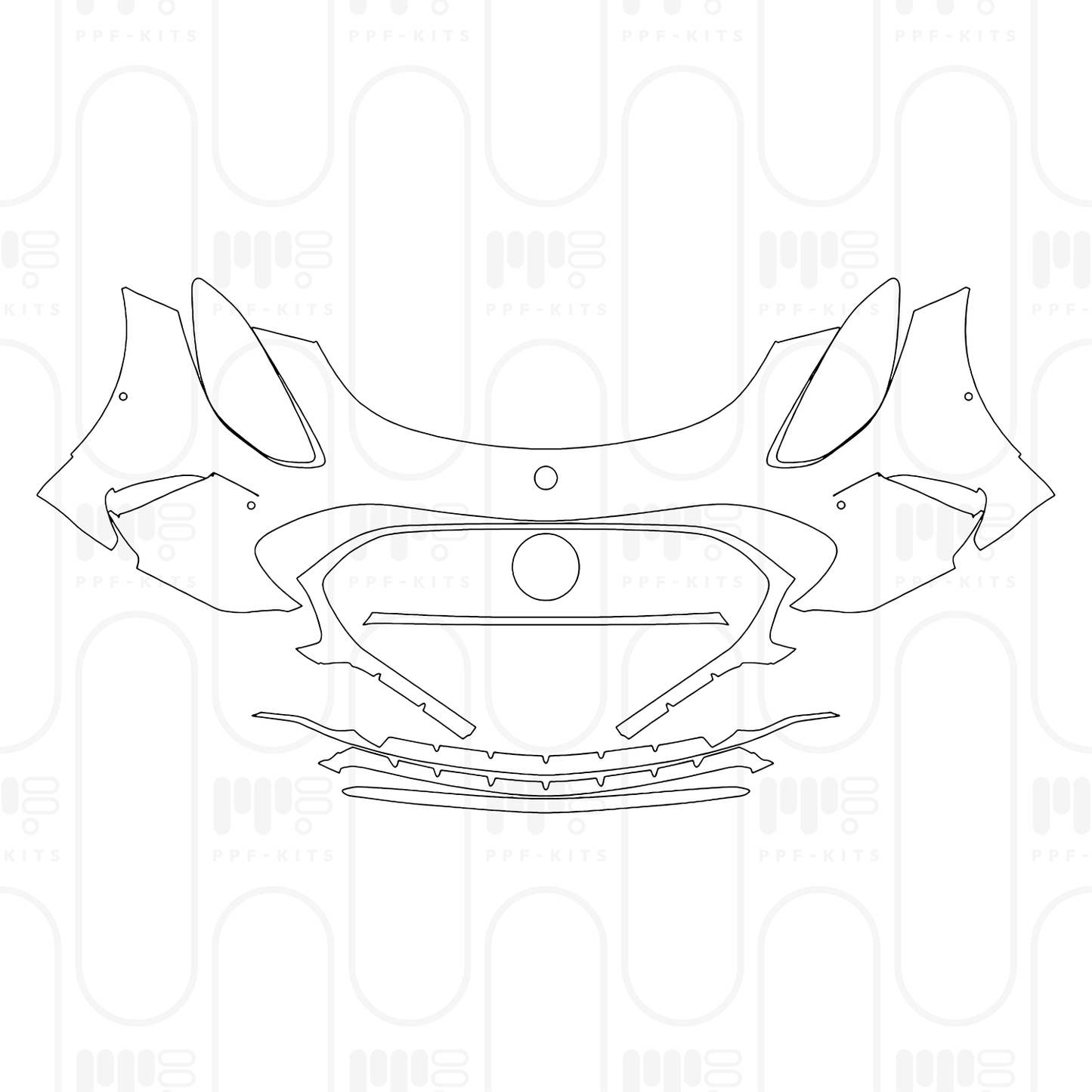 Pre-Cut PPF Mercedes-Benz AMG GT 2-Door AMG GT 63 S E Performance 2025