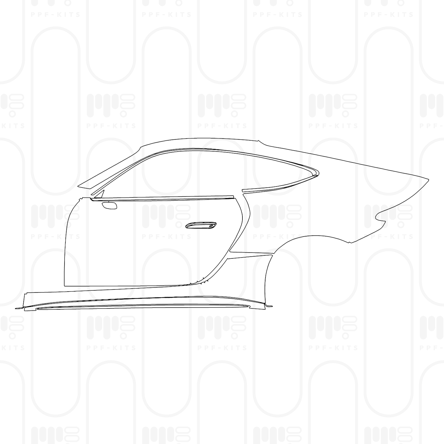 Pre-Cut PPF Mercedes-Benz AMG GT 2-Door AMG GT 63 PRO 4MATIC+ 2025