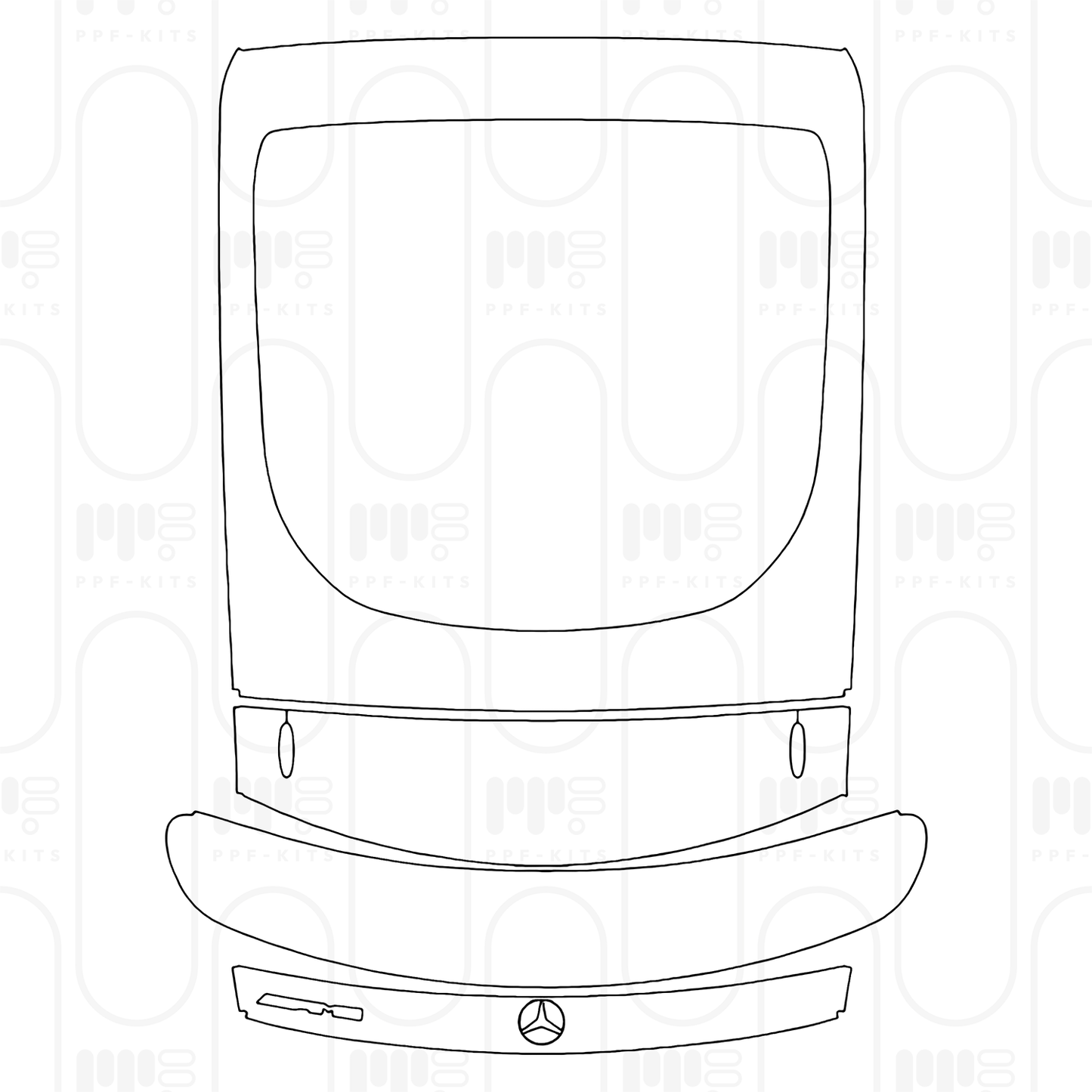Pre-Cut PPF Mercedes-Benz AMG GT 2-Door AMG GT 55 2025
