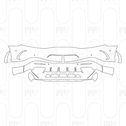 Pre-Cut PPF Mercedes-Benz AMG GT 2-Door AMG GT 63 PRO 4MATIC+ 2025