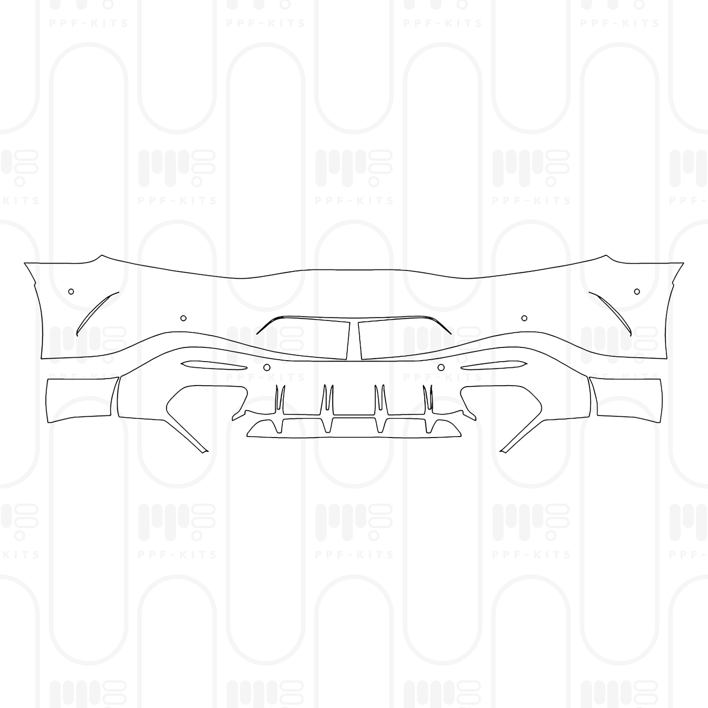 Pre-Cut PPF Mercedes-Benz AMG GT 2-Door AMG GT 55 2025