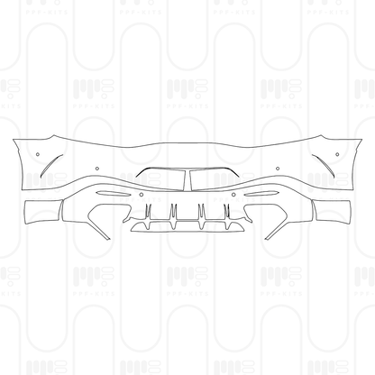 Pre-Cut PPF Mercedes-Benz AMG GT 2-Door AMG GT 55 2025
