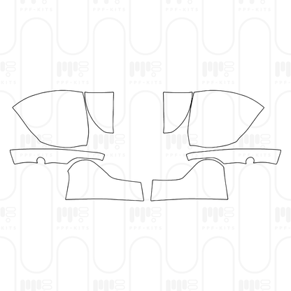 Pre-Cut PPF Mercedes-Benz AMG GT 2-Door AMG GT 63 PRO 4MATIC+ 2025