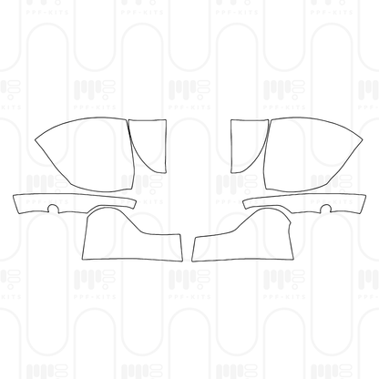 Pre-Cut PPF Mercedes-Benz AMG GT 2-Door AMG GT 63 PRO 4MATIC+ 2025