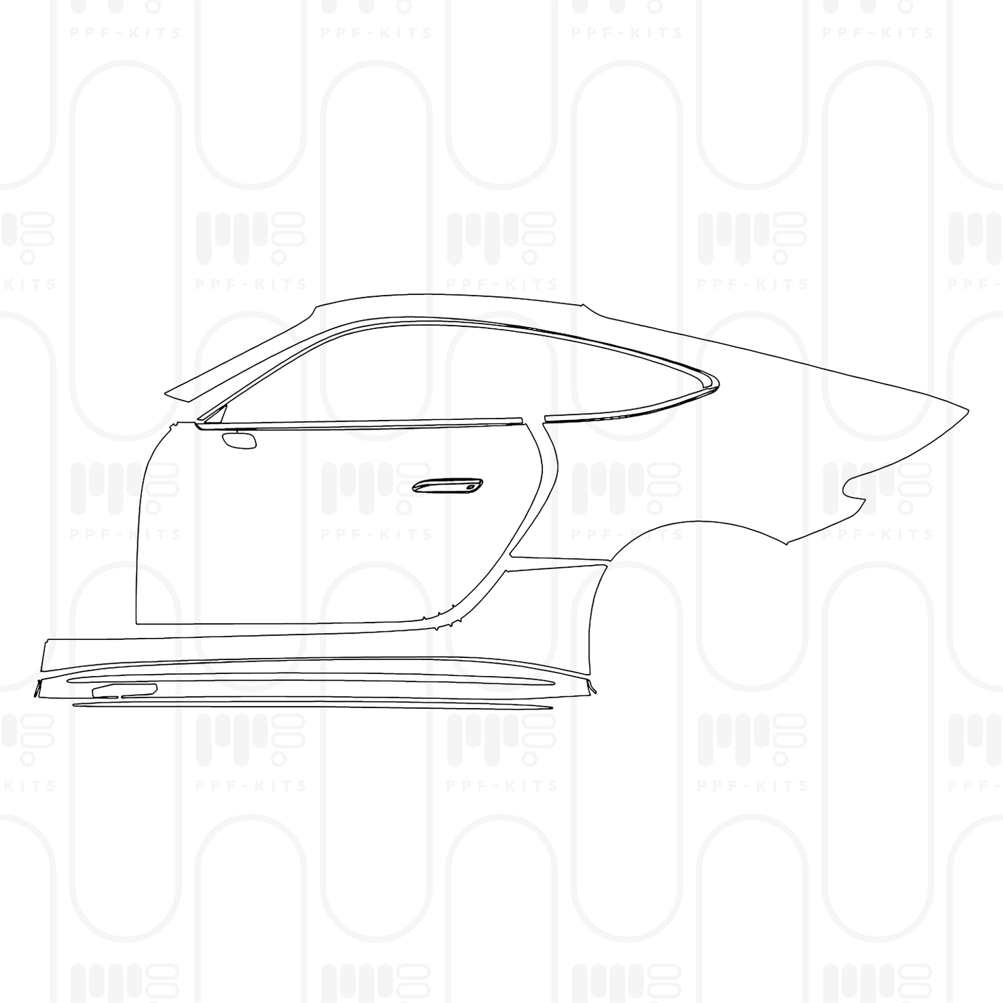 Pre-Cut PPF Mercedes-Benz AMG GT 2-Door AMG GT 43 2026