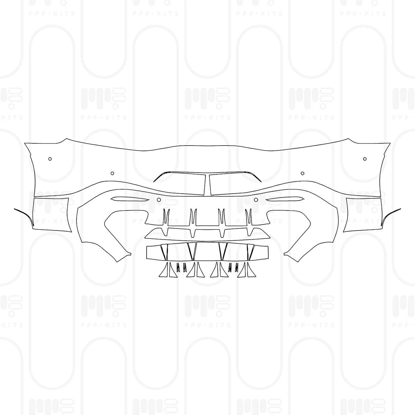Pre-Cut PPF Mercedes-Benz AMG GT 2-Door AMG GT 43 2026