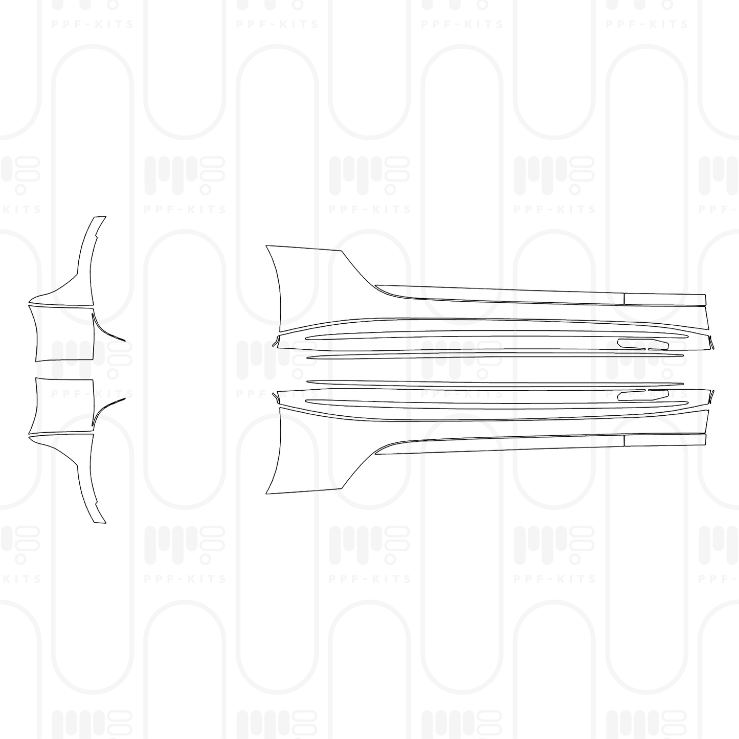 Pre-Cut PPF Mercedes-Benz AMG GT 2-Door AMG GT 43 2026