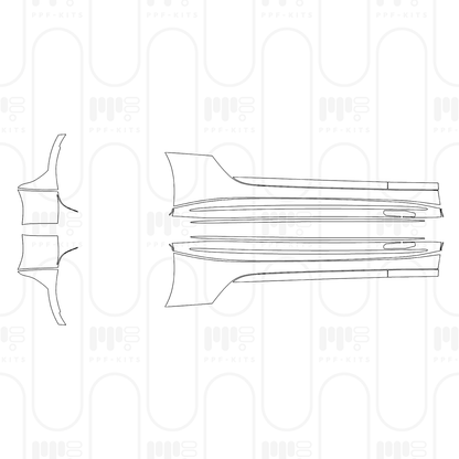 Pre-Cut PPF Mercedes-Benz AMG GT 2-Door AMG GT 43 2026