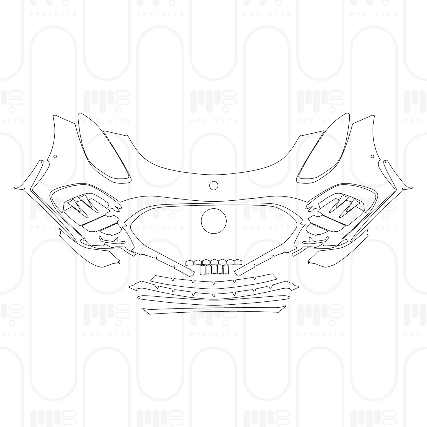 Pre-Cut PPF Mercedes-Benz AMG GT 2-Door AMG GT 63 PRO 4MATIC+ 2025